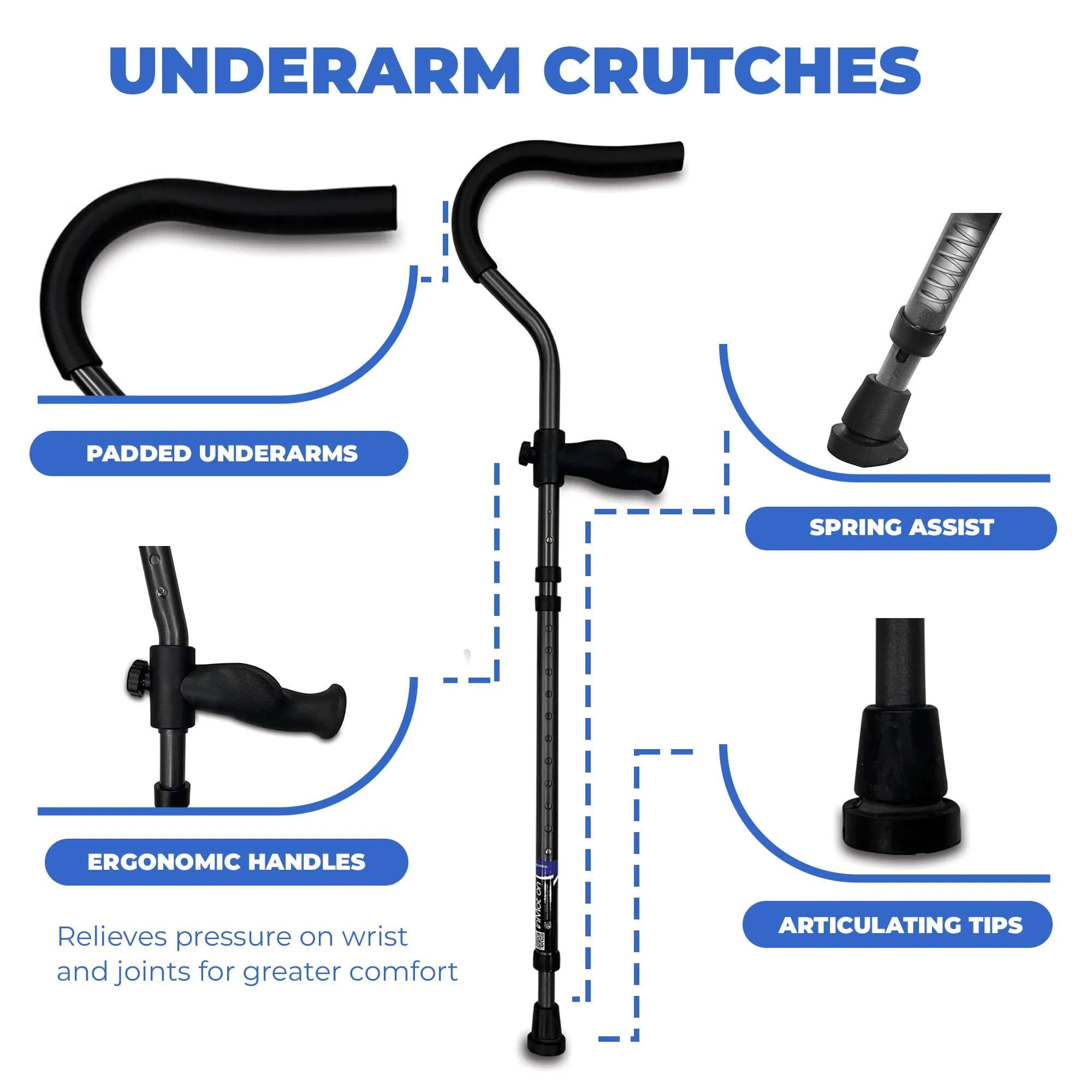 Millennial Medical In-Motion Pro Underarm Crutch - Image 3