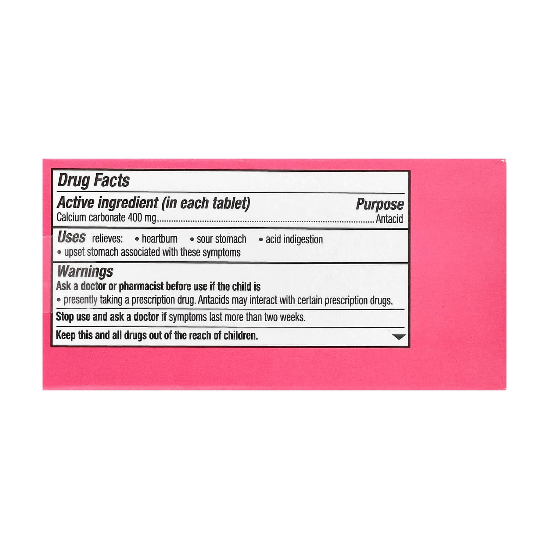 Pepto Bismol, Kids, Pepto Chewables Tablet , Bubblegum Flavor, 24 Count - Each - Image 3