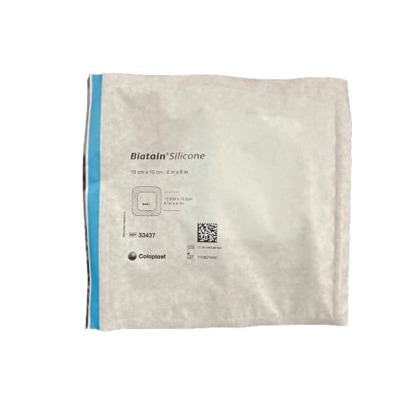 Baitain Silicone Foam Dressing, 6 x 6", Square - Each - Image 1