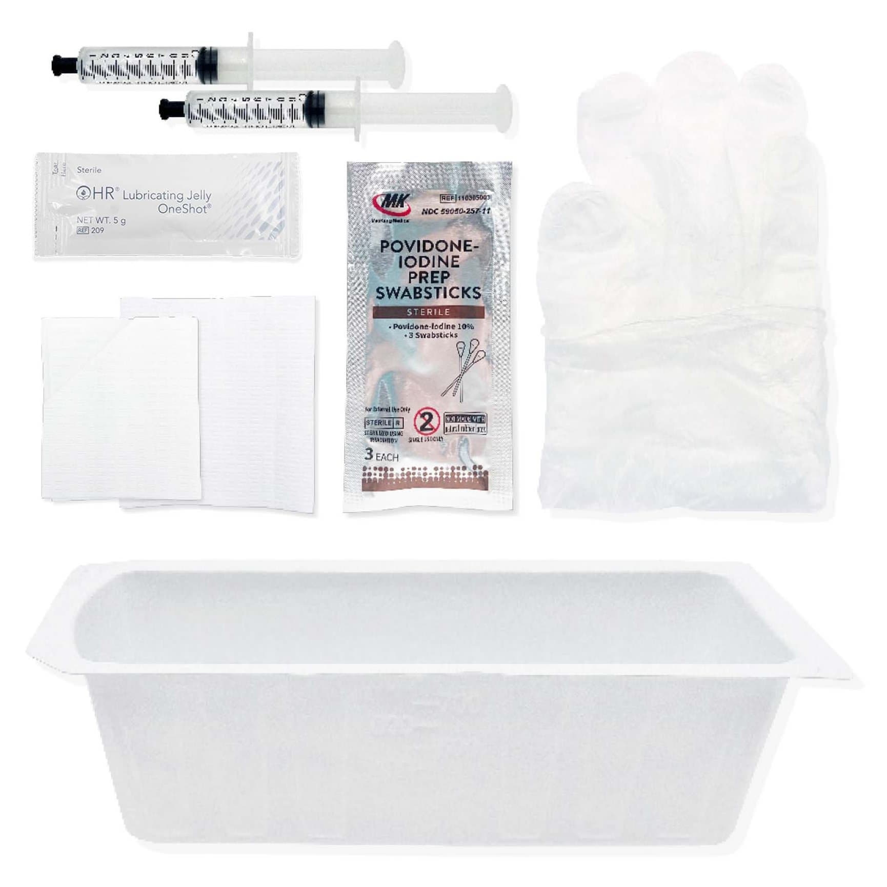 TruCath Duo Dual-Balloon Urinary Catheter Insertion Tray - Box of 20 - Image 1