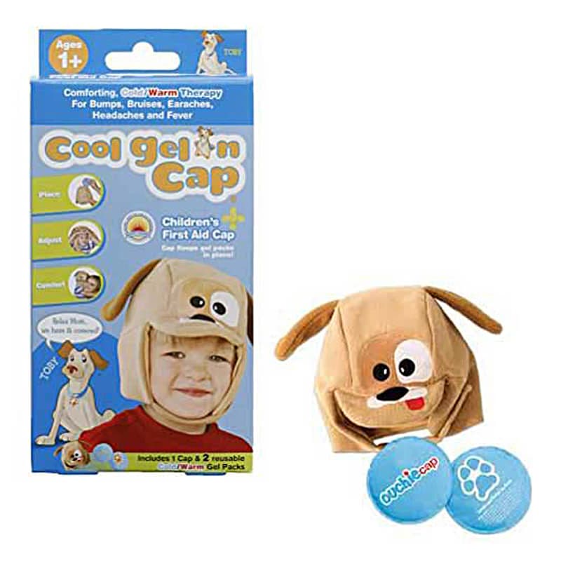 Cool Gel N Cap Kids Ice & Heat Pack with First Aid Cap, Toby the Puppy - Each