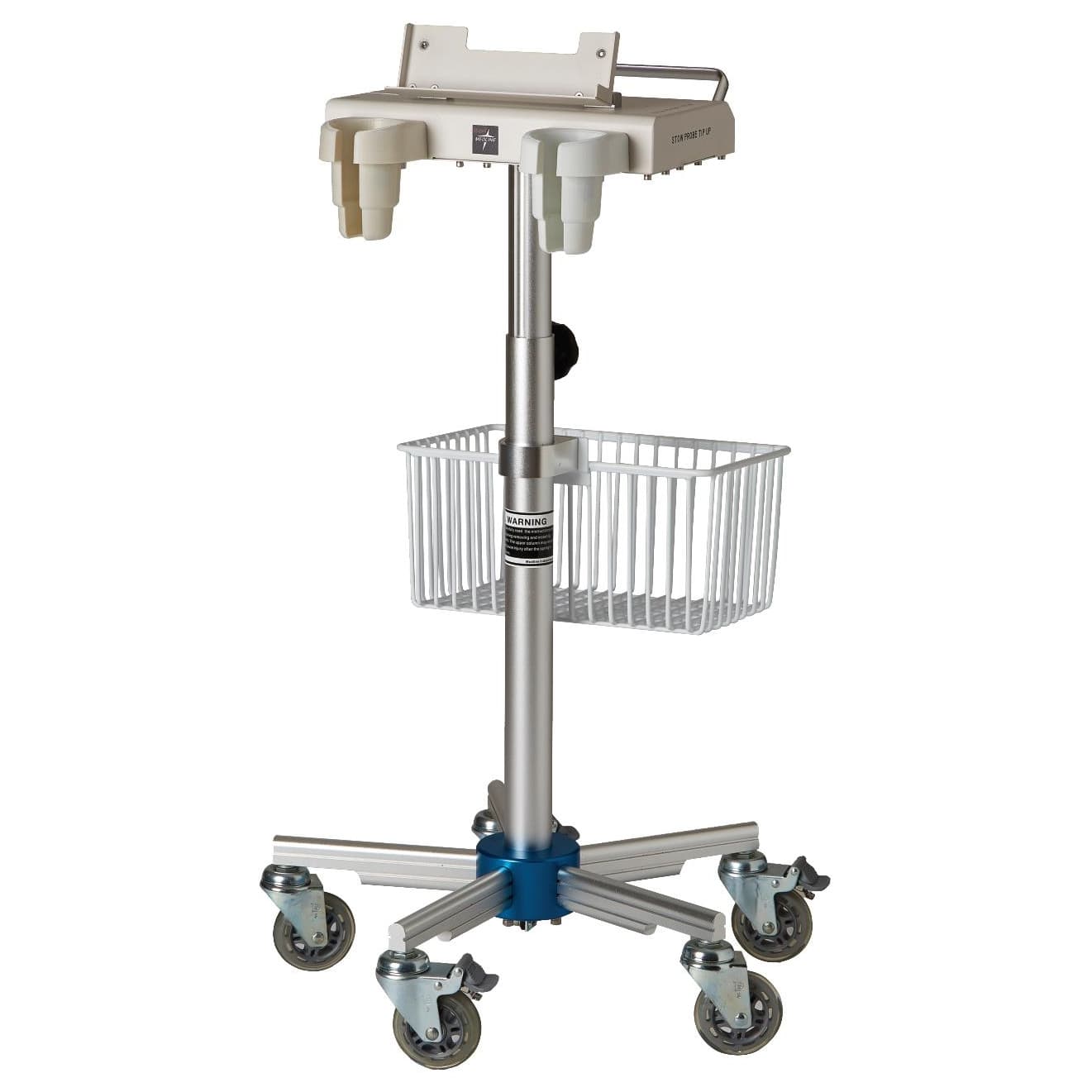 Medline Mobile Stand with Basket for BioCon Bladder Scanner - Image 1