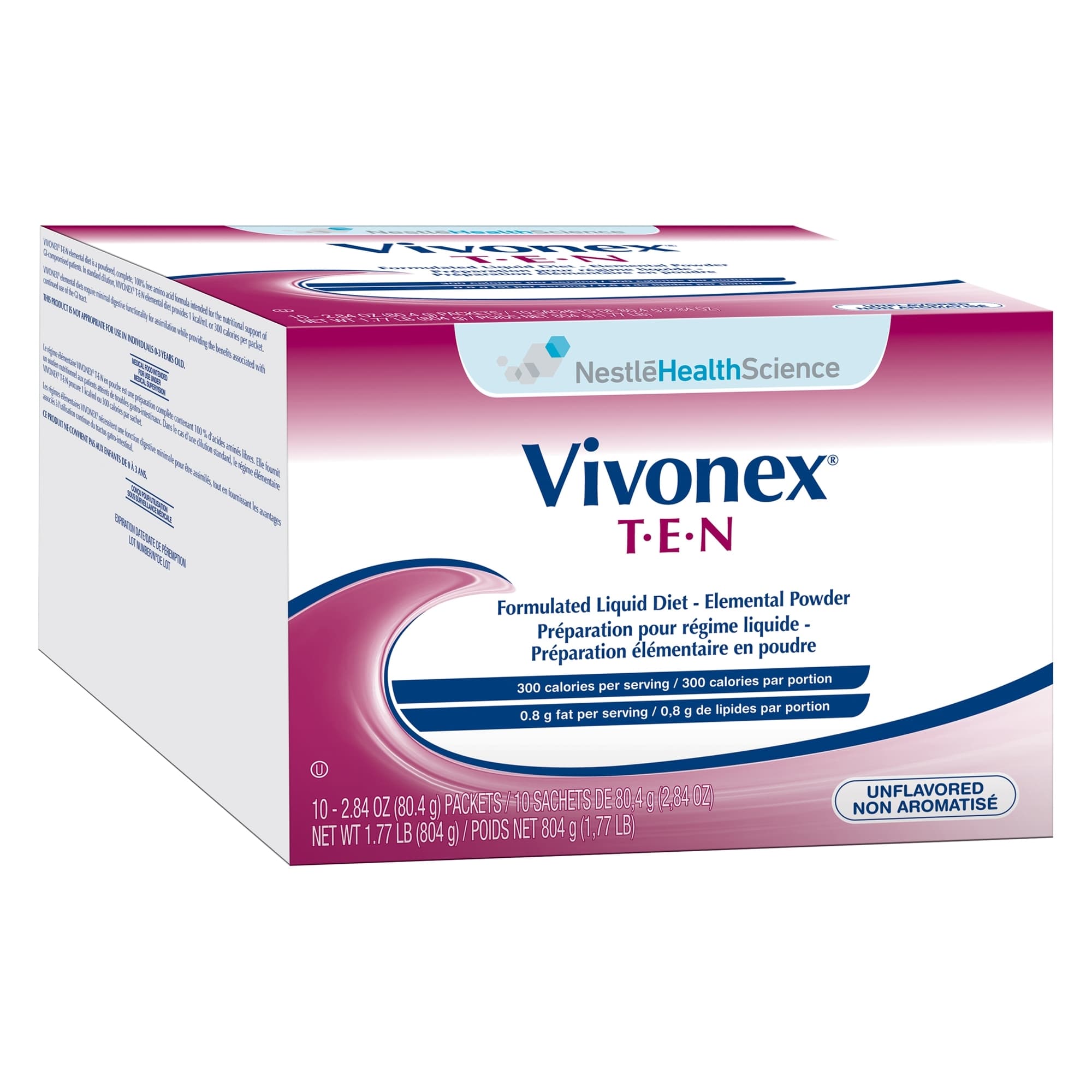 Vivonex T.E.N. Elemental Powder, 2.84 oz - Box of 10 - Image 1