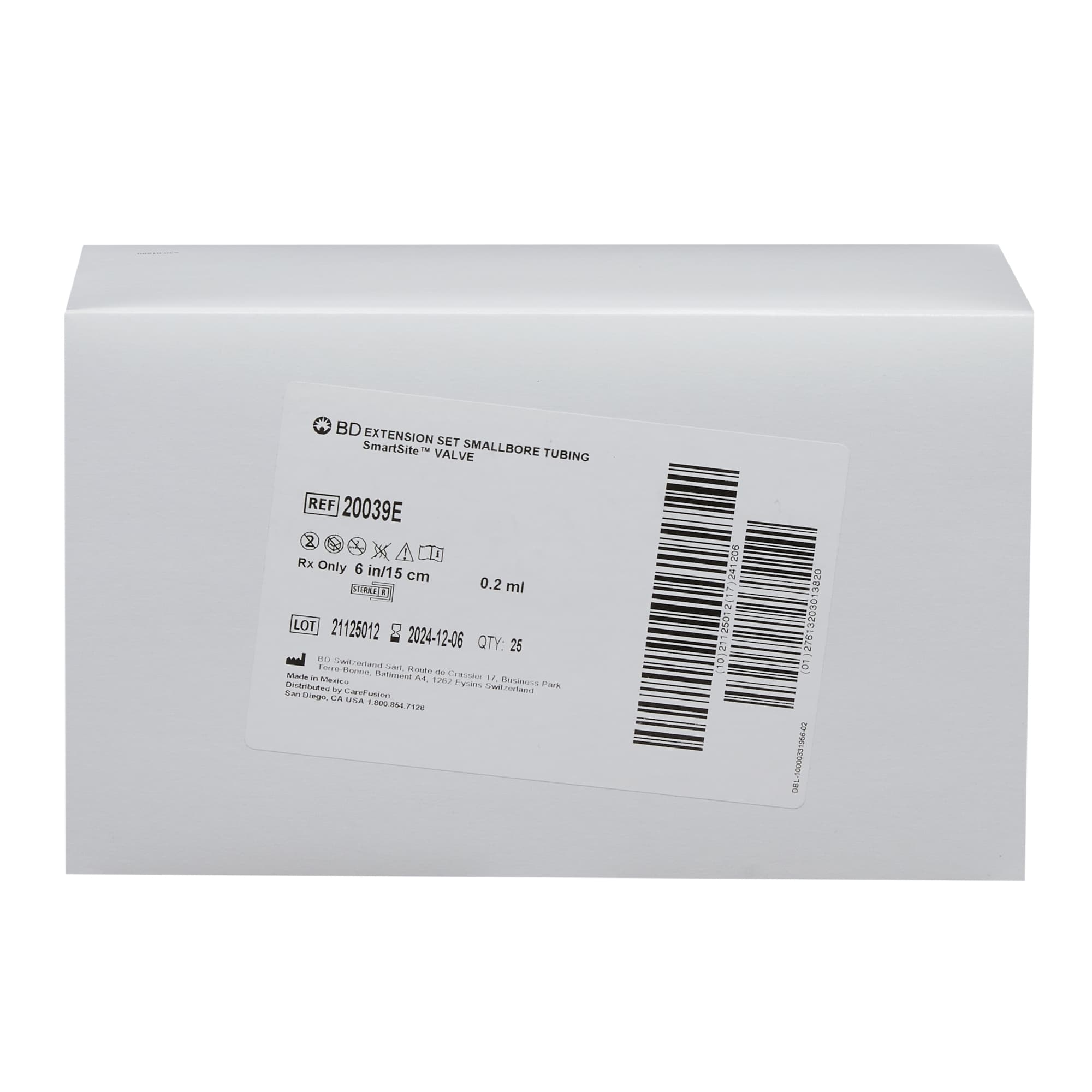 Smartsite IV Extension Set with Needleless Connector, Small Bore - Image 2