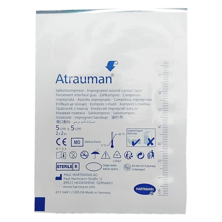 Atrauman Contact Layer Wound Dressing 2 X 2 Inch Sterile - Each - Image 1