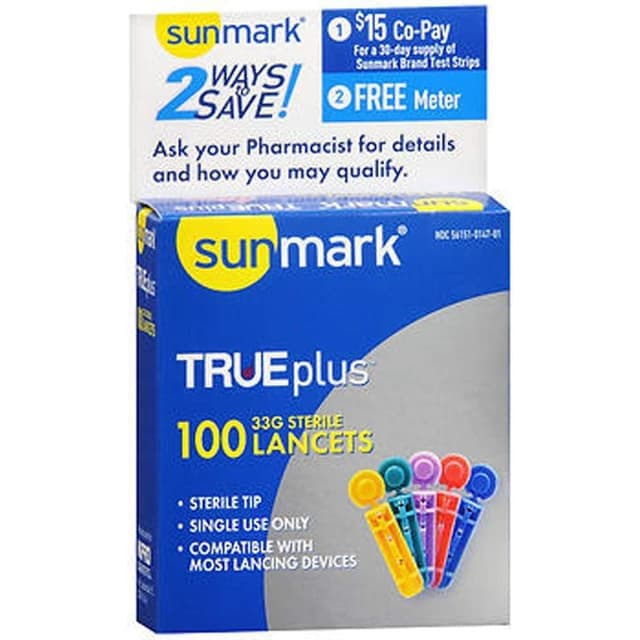 Sunmark TRUEplus Sterile Lancets - Image 1