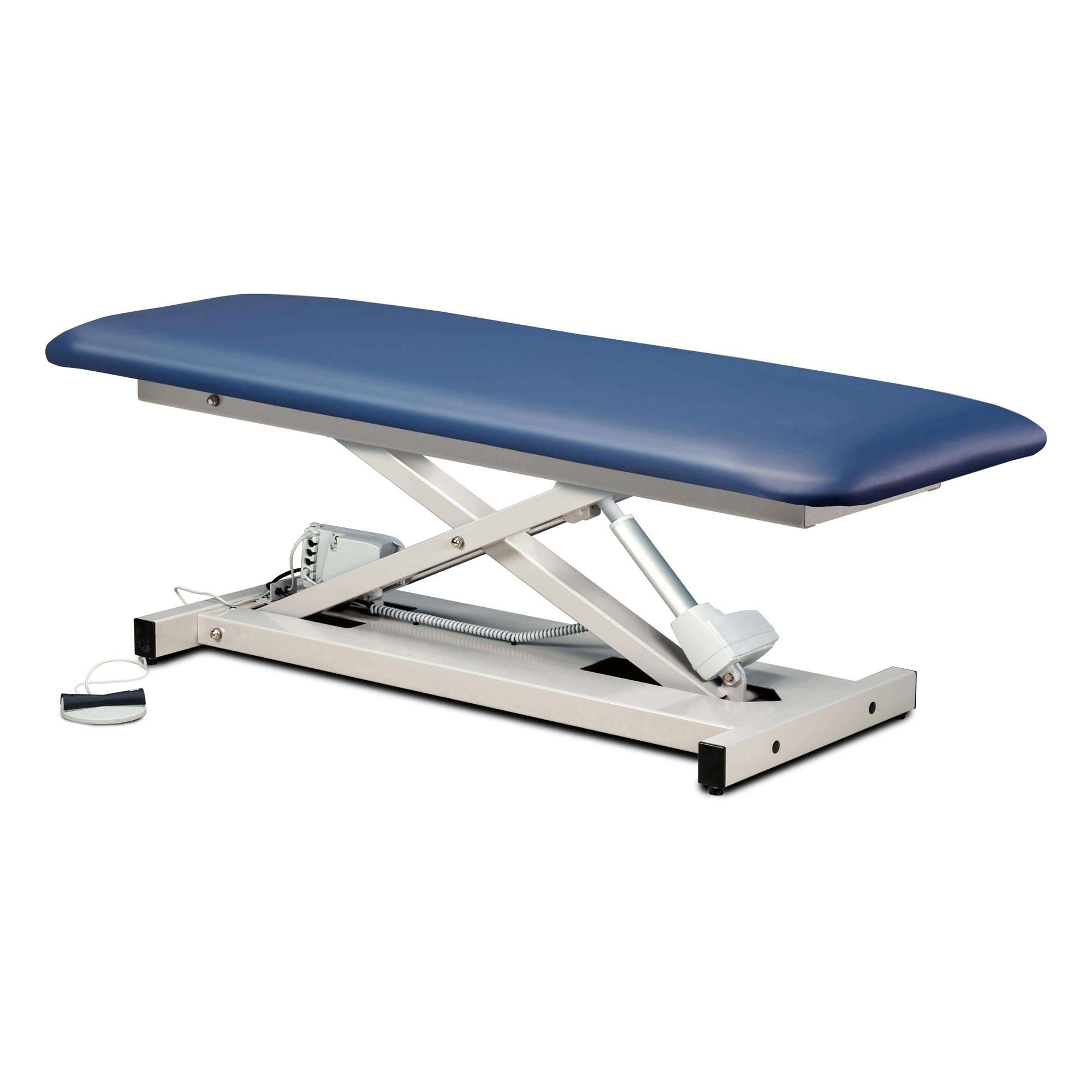 Clinton open base power table with one piece top