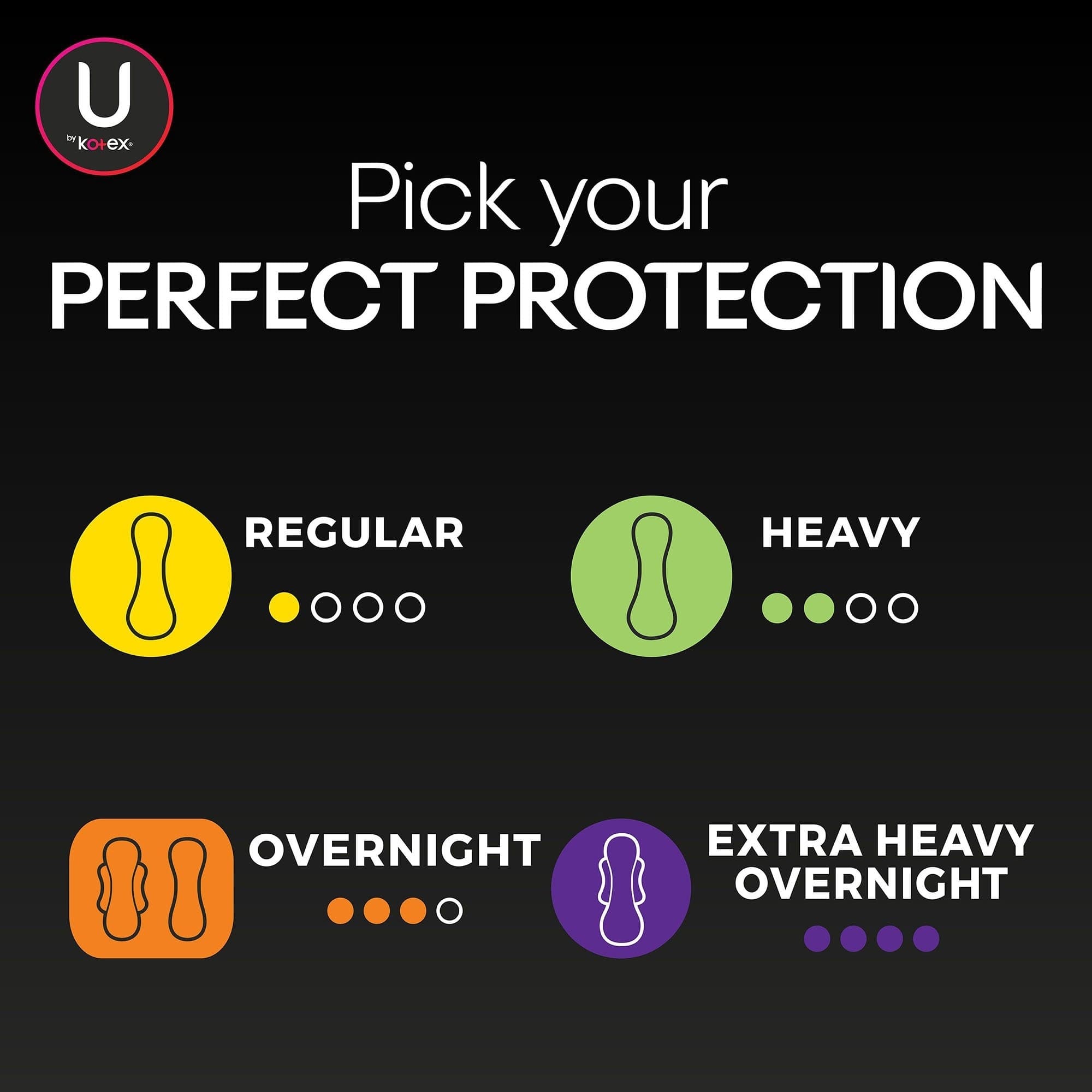 U by Kotex Clean & Secure Overnight Maxi Pads - Image 6