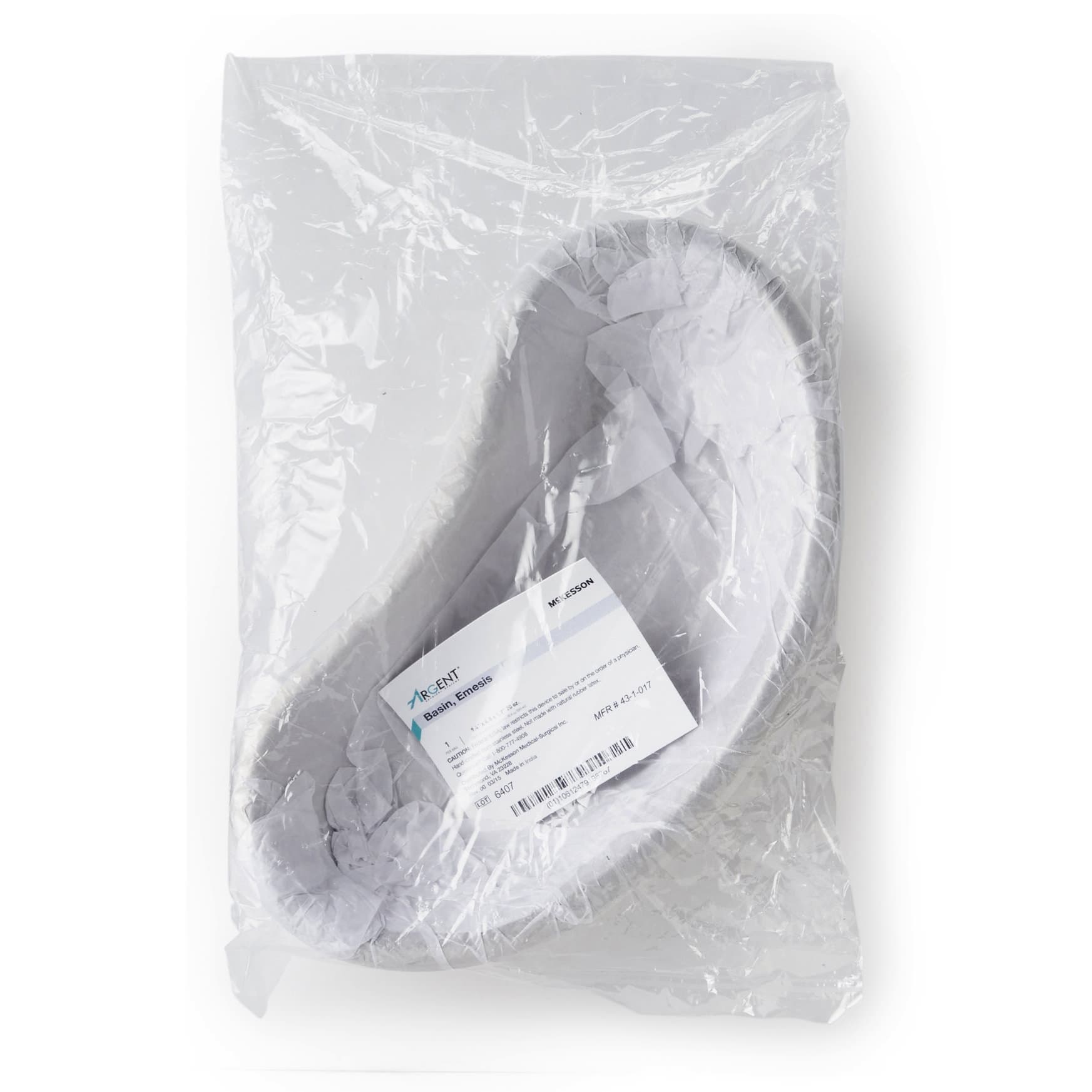 McKesson Emesis Basin Without Graduations, 9.4 X 4.8 X 1.7 Inch - Image 2
