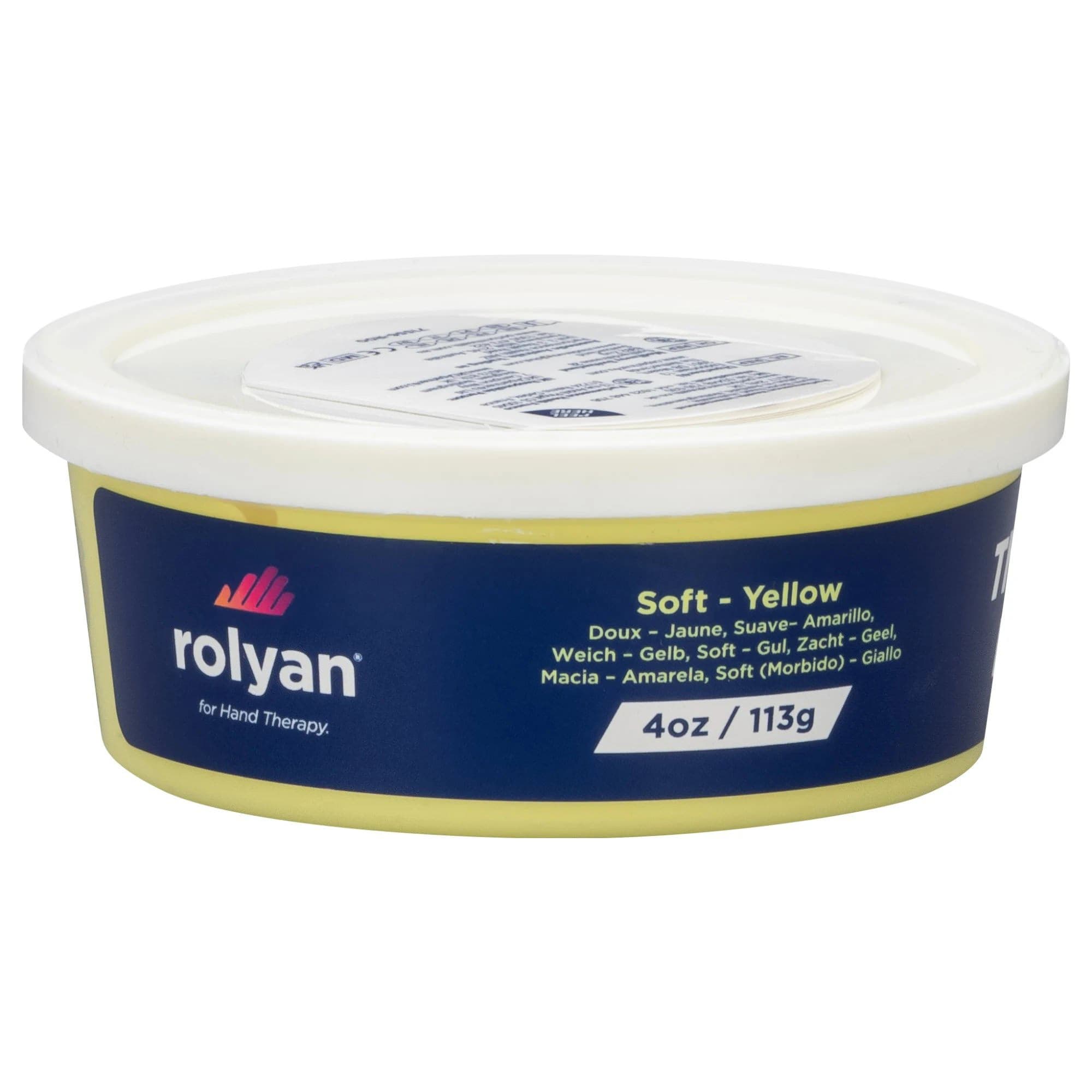 Rolyan Therapy Putty, 4 oz Yellow, Soft - Image 1