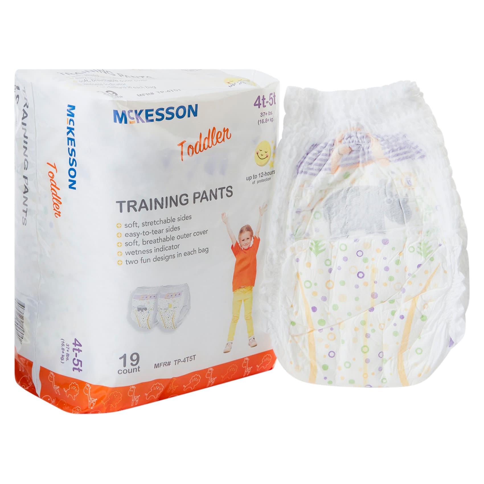 Mckesson Toddler Training Pants, 4T to 5T - Case of 76 - Image 1