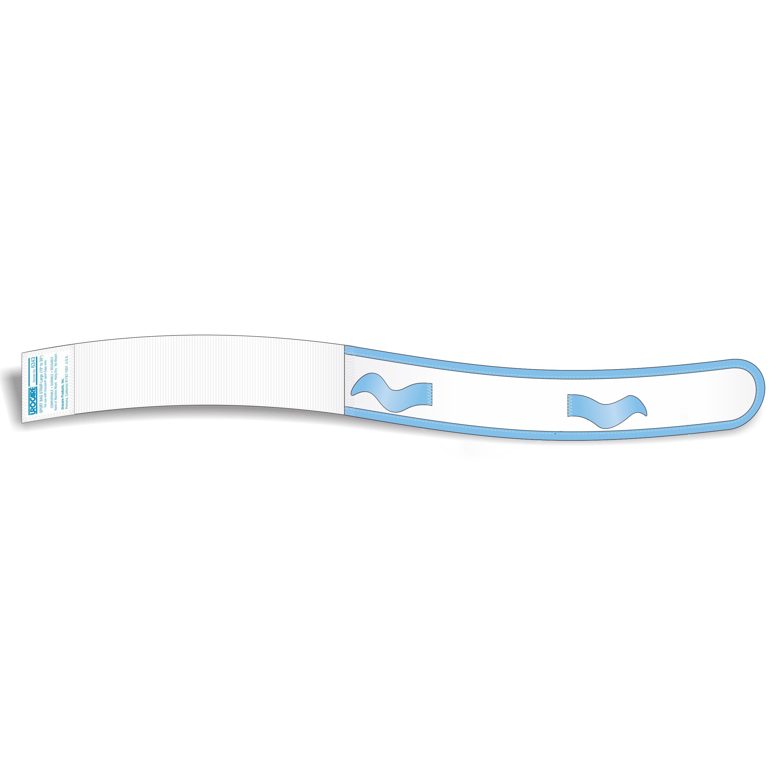 Urocare Sport Leg Bag Fabric Strap - Image 1