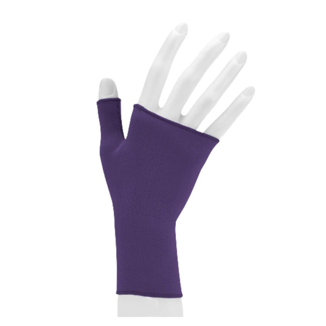 Juzo Soft Seamless Compression Gauntlet, XLarge, Navy, 20-30mmHg, Right Hand - Image 1