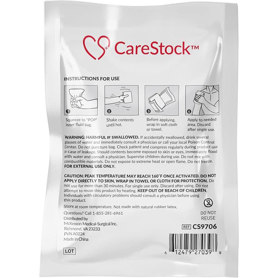 CareStock Instant Hot Pack For General Purpose, Disposable - Image 2