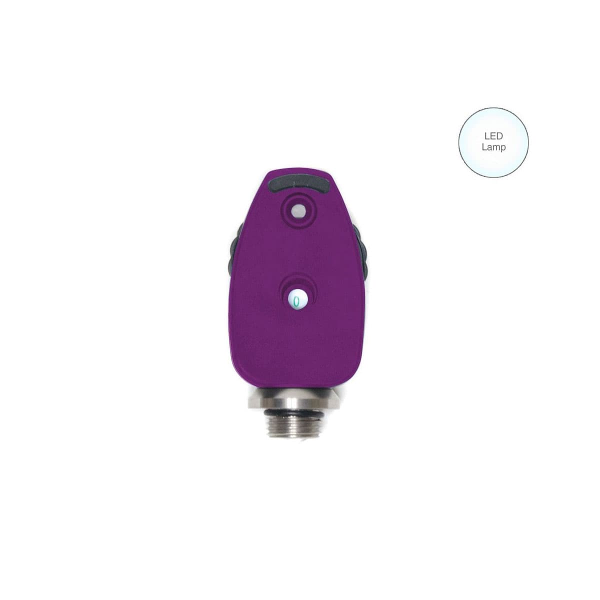 ADC Diagnostix 5140N 2.5V Pocket Ophthalmoscope Head, Purple, LED - Image 1