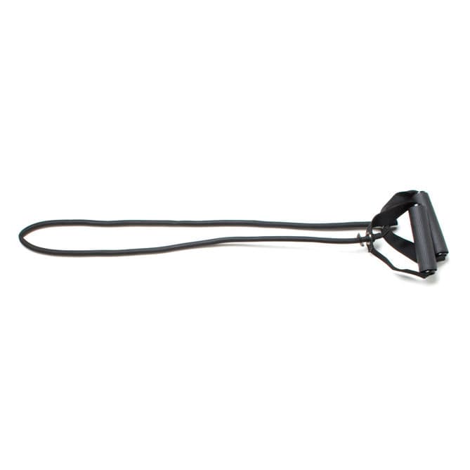 CanDo Tubing with Handle Exerciser, 48 Inch, Black, Extra-heavy - Image 1