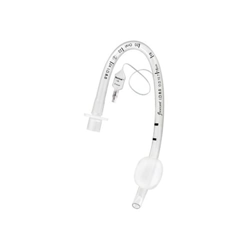 Flexicare Cuffed Endotracheal Tube Curved Murphy Eye, 6.5 mm, 5.1 to 8.0 mm, Nasal - Box of 10 - Image 1