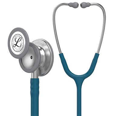 3M Littmann Classic III Monitoring Stethoscope, Stainless Steel Chestpiece, Caribbean Blue - Image 1