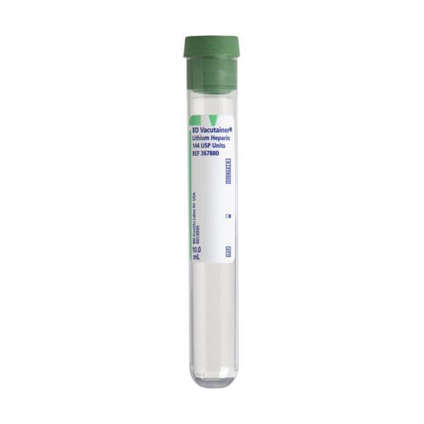 BD Vacutainer Lithium Heparin Tubes with Conventional Closure - Image 2