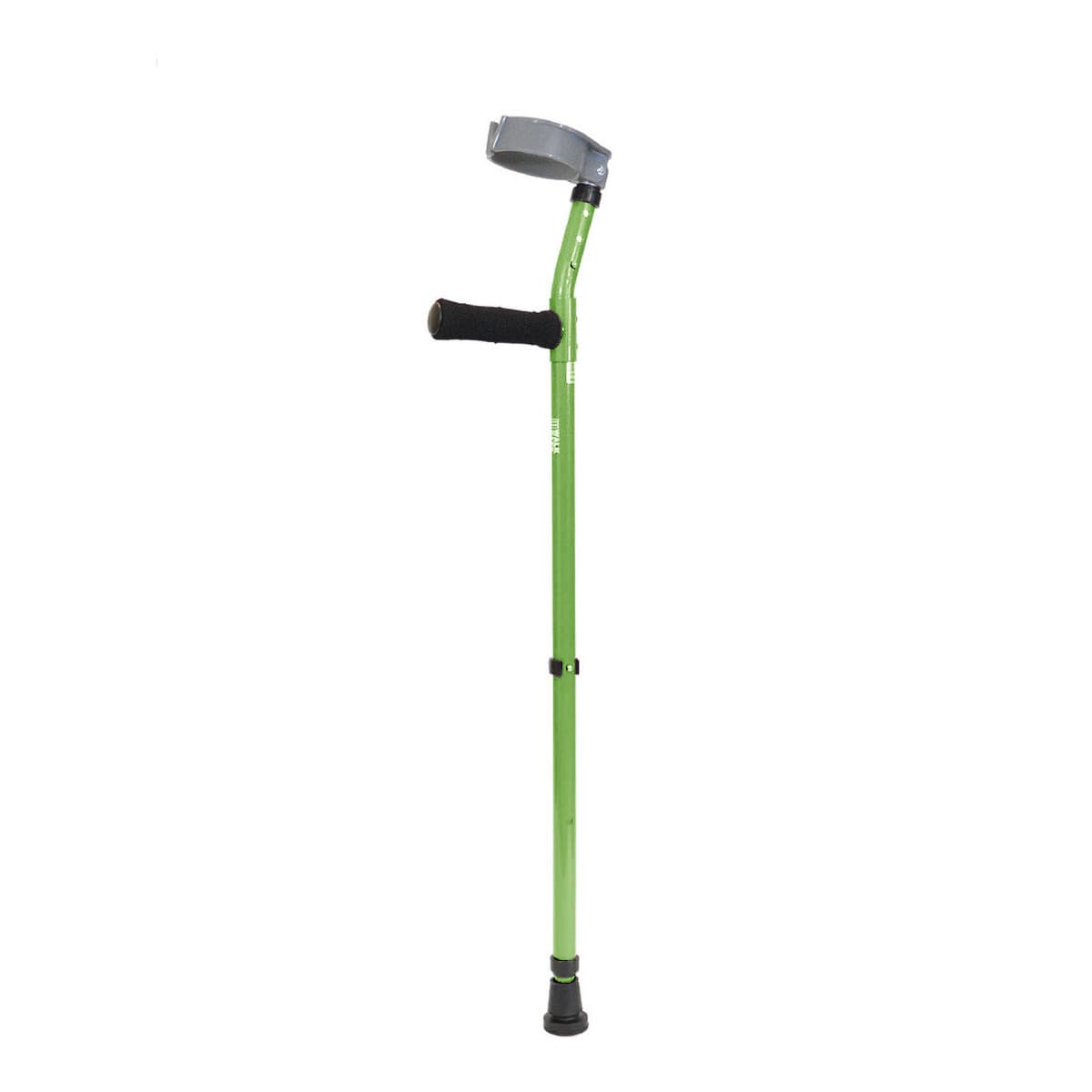 Walk Easy small adult forearm height adjustable crutches with 3.5" adjustable full cuff (pair) - Pistachio green - Image 1