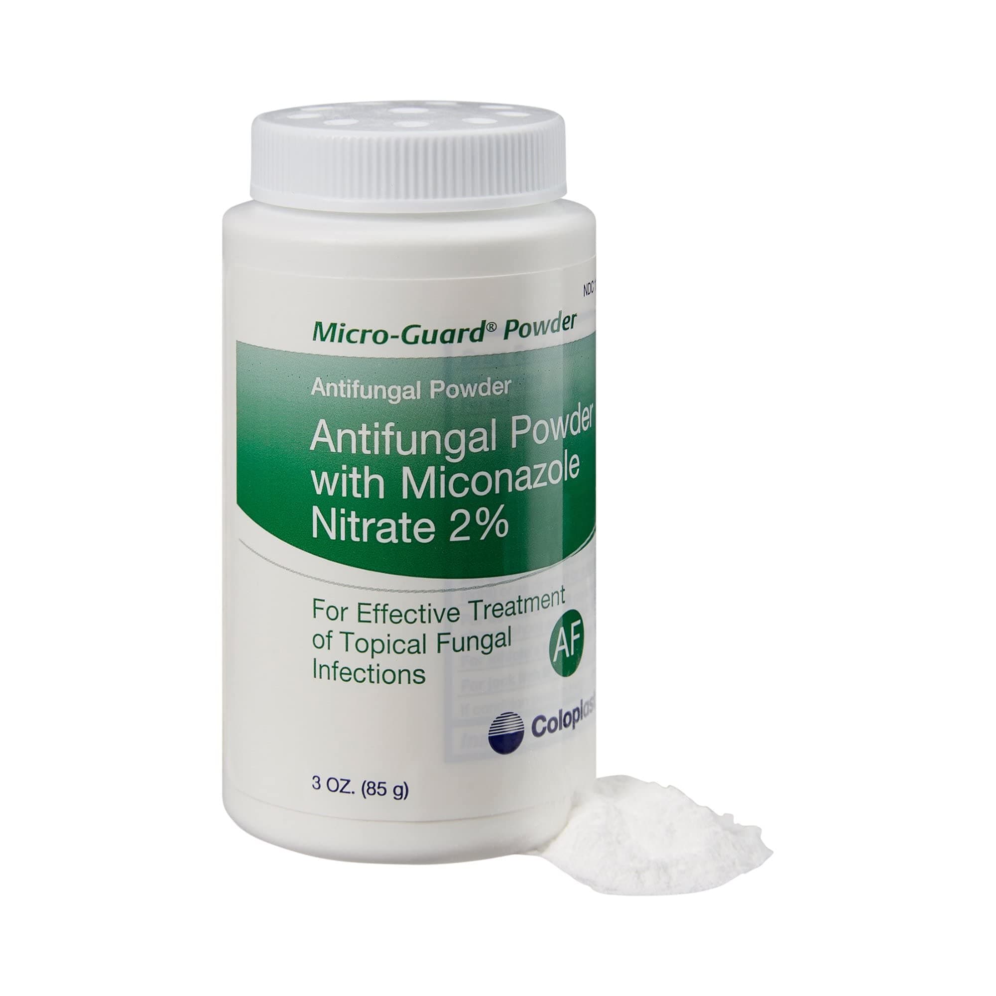 Coloplast Micro-Guard Antifungal Powder with 2% Miconazole Nitrate, 3 oz - Case of 12 - Image 1