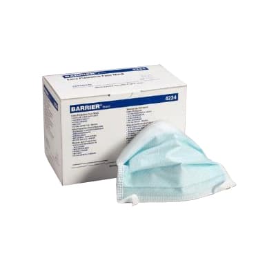 Barrier Extra Protection ASTM Level 3 Surgical Mask, Blue - Box of 50 - Image 1