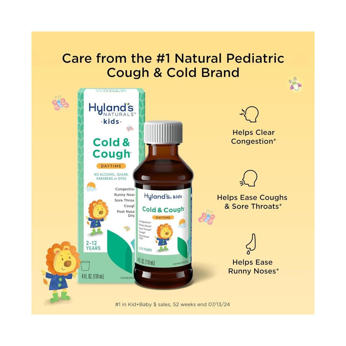 Hyland's 4 Kids Cold and Cough, Daytime , 4 oz - Each - Image 2