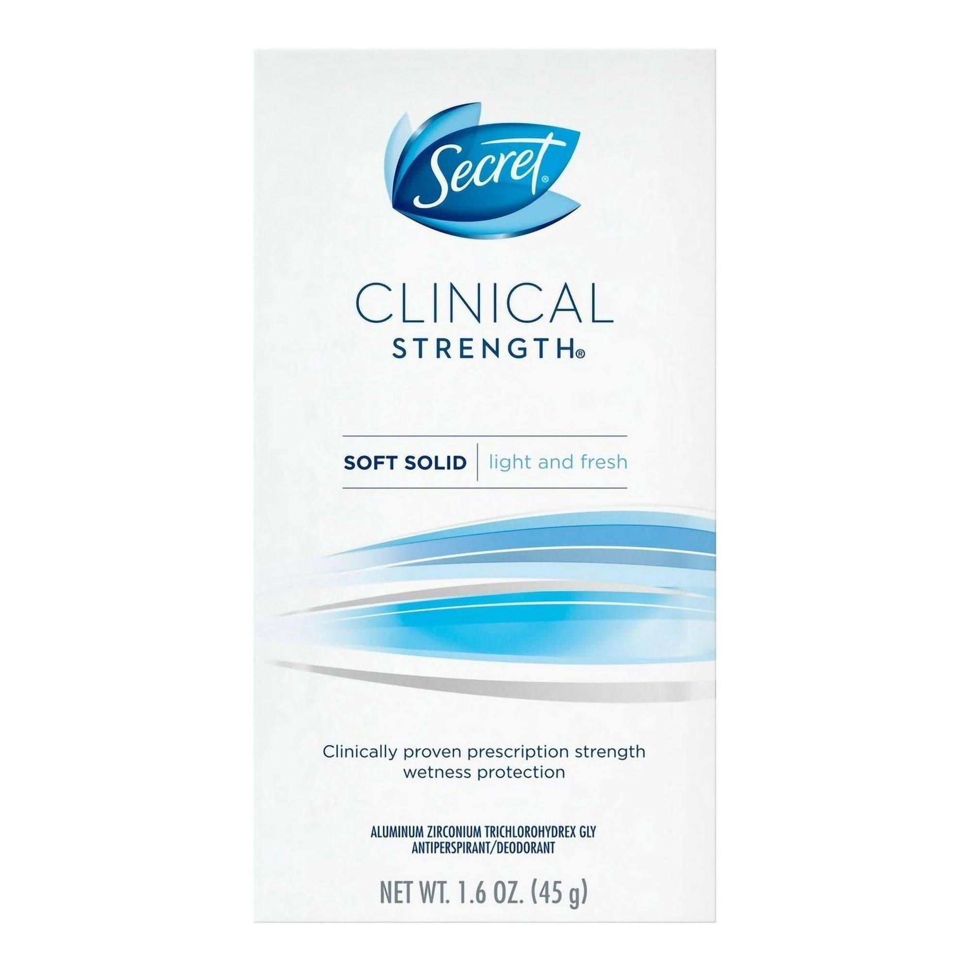 Secret Clinical Strength Antiperspirant/Deodorant Solid, 1.6 oz - Each - Image 1