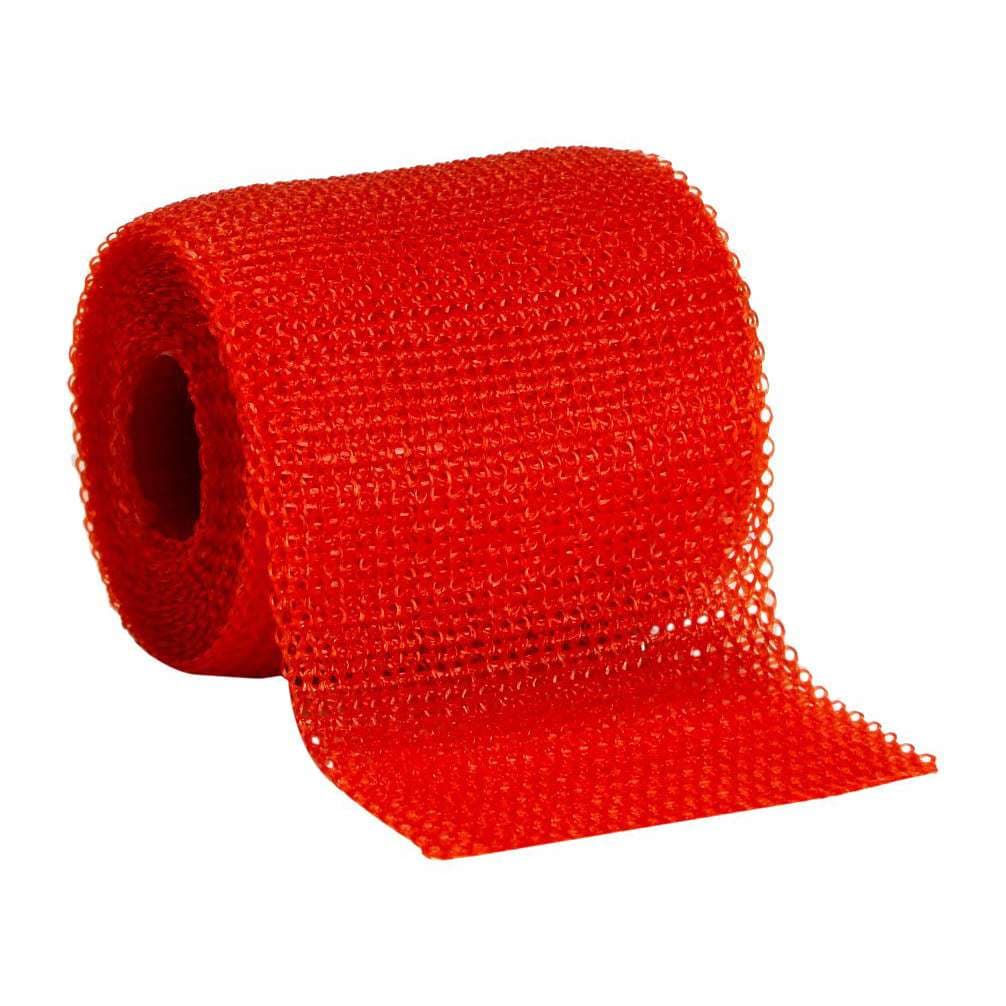 Delta-Cast Conformable Polyester Cast Tape, Neon Orange, 4" x 12 Feet - Box of 10 - Image 1