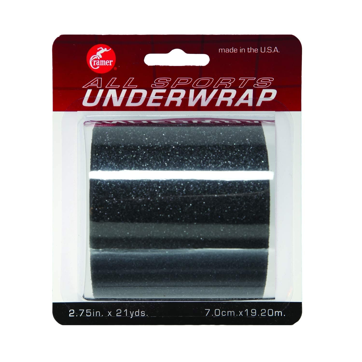 Cramer All Sports Tape Underwrap, 2-3/4" x 21 Yard, Black - Each - Image 1