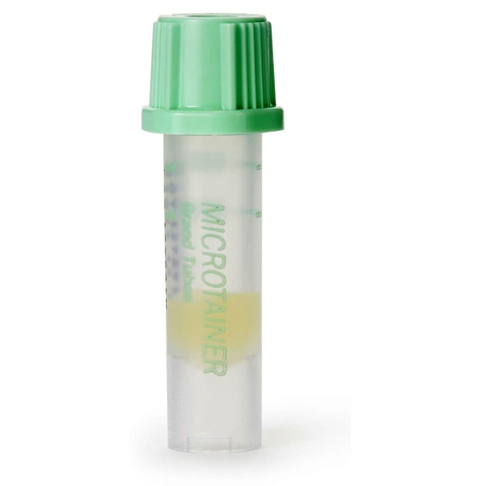 BD Microtainer Capillary Blood Collection Tube Lithium Heparin-Separator Gel - Box of 50 - Image 1