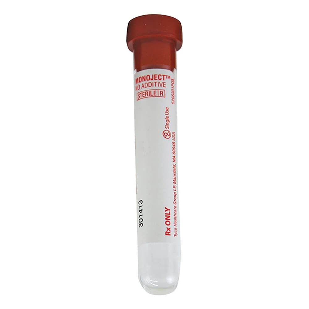 Monoject Venous Blood Collection Tubes, Plain Additive - Image 1