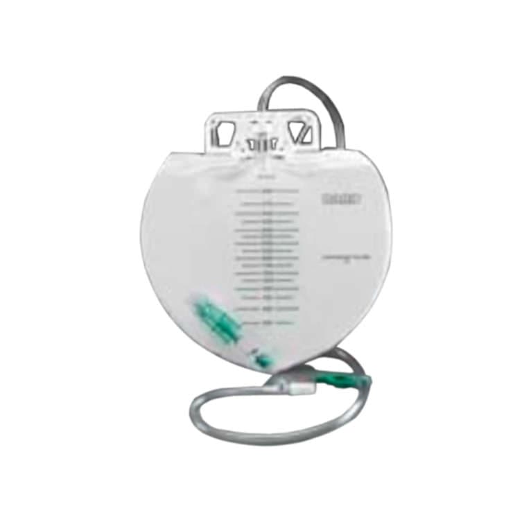 I.C. Urine Drainage Bag with Anti-Reflux Chamber and Bacteriostatic Collection System, 2000ml - Case of 20 - Image 1