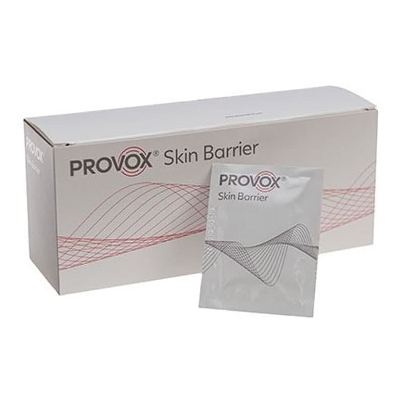 Provox Skin Barrier Wipe Hexamethyldisiloxane 75% Strength - Box of 50