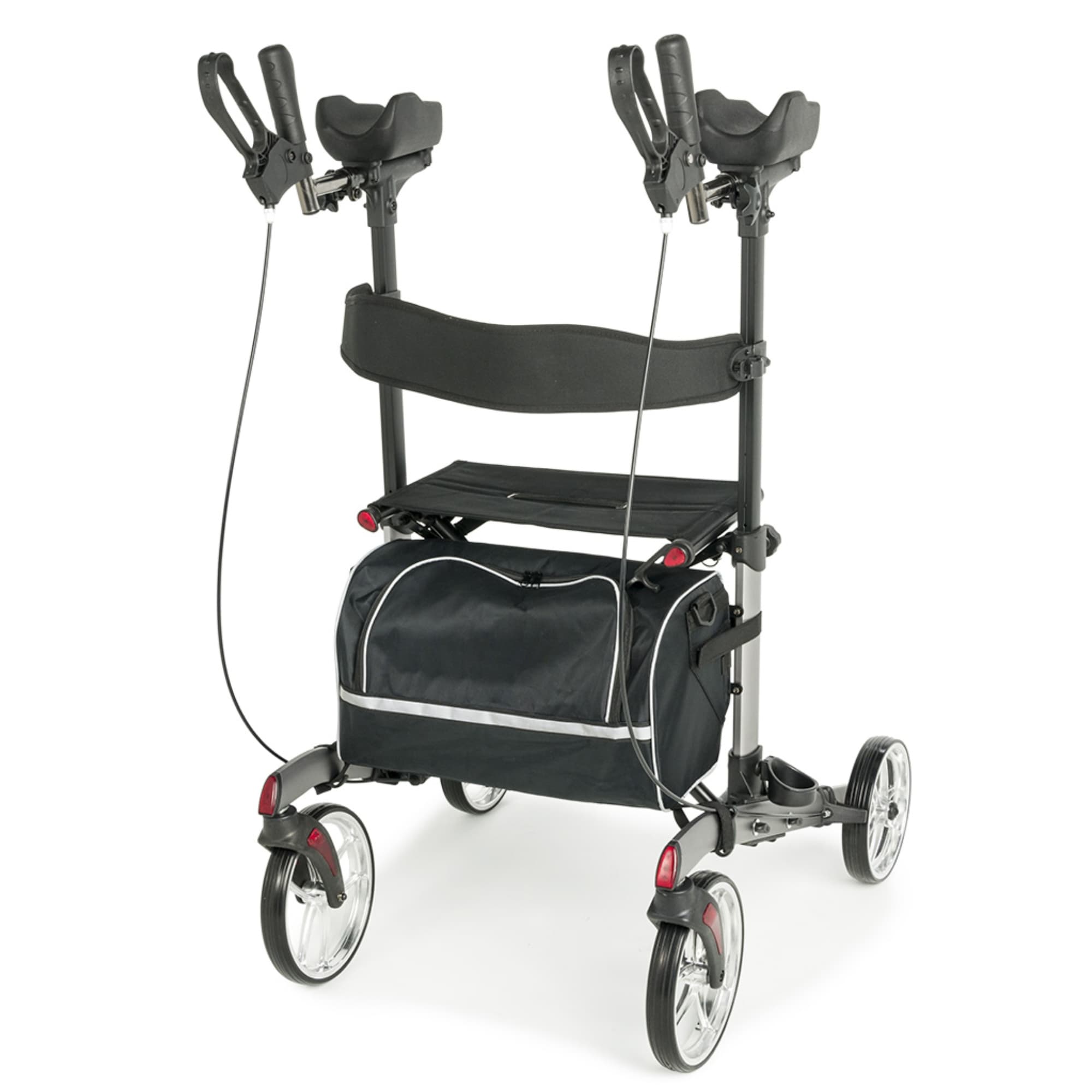 Lumex Gaitster Forearm Rollator, Graphite - Each - Image 1