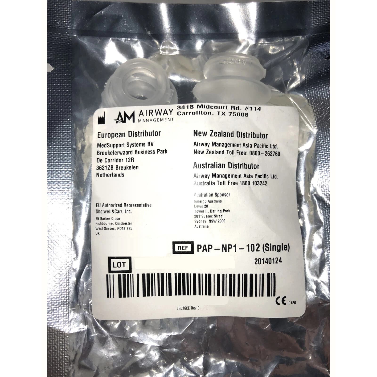 Airway Management Nasal CPAP Cushion, Medium - Case of 200 - Image 1