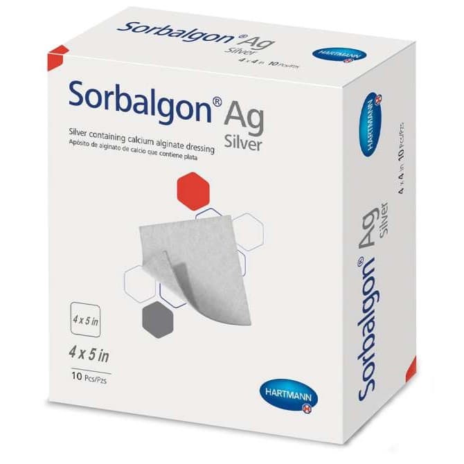 Sorbalgon Silver Alginate Dressing - Box of 10 - Image 1