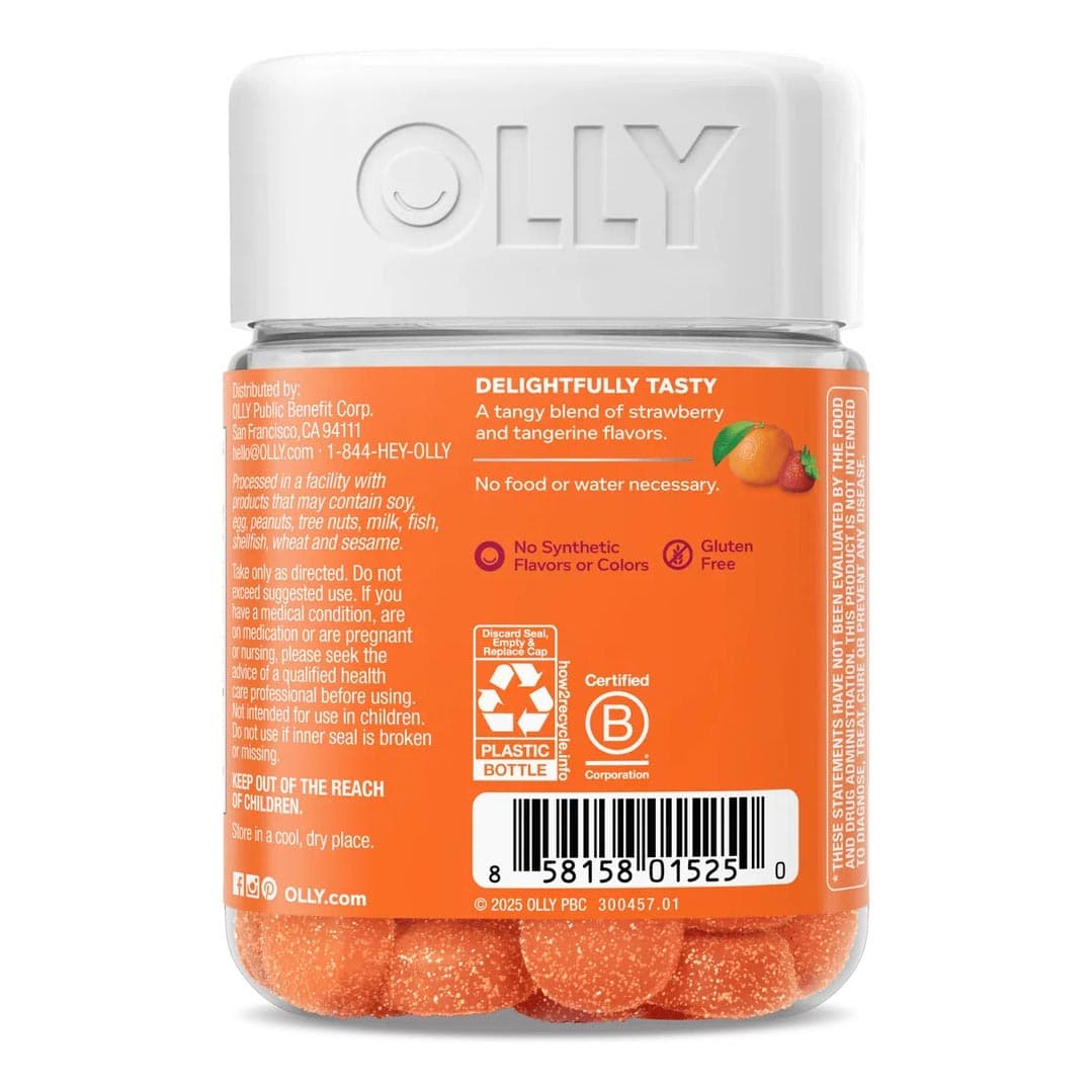 OLLY, Laser Focus Gummies, Berry Tangy Tangerine - Bottle of 36 - Image 3