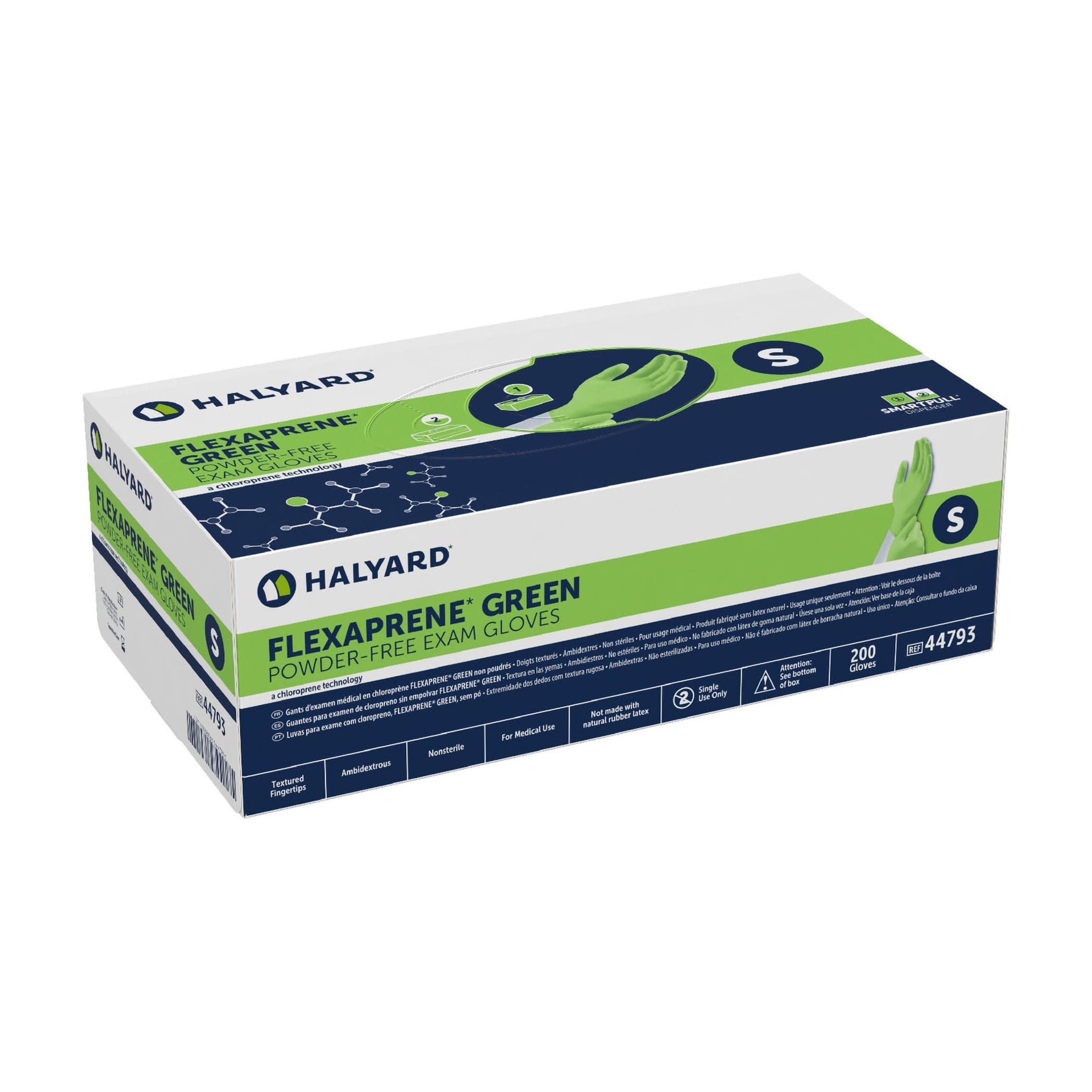 FLEXAPRENE GREEN Exam Gloves - Image 2