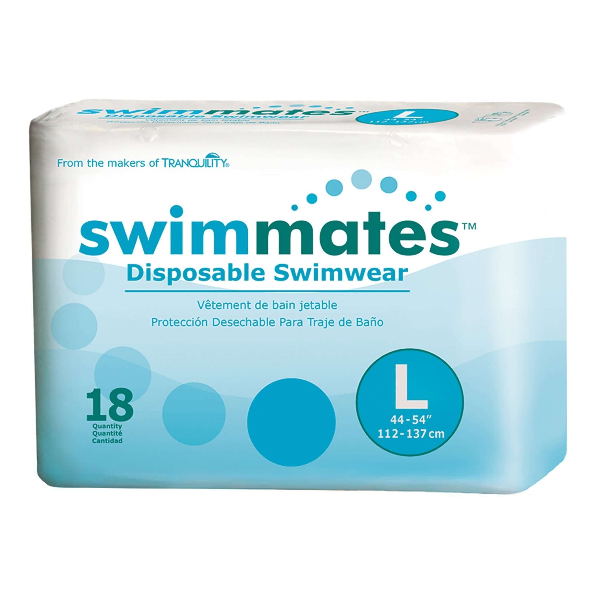 Swimmates Disposable Swimwear, Large - Package of 18 - Image 1
