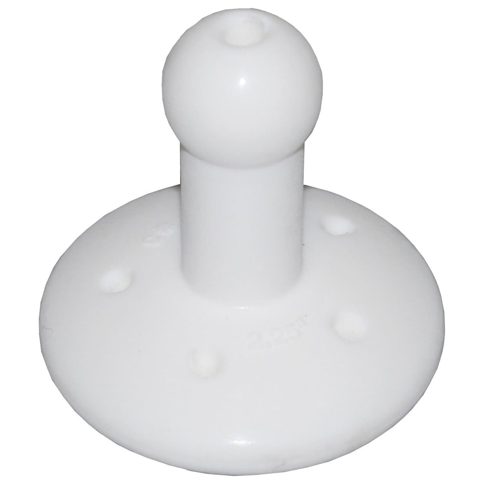 Bioteque Regular Stem Gellhorn Pessary with Drainage Holes, Size 3, 2-1/4 Inch - Image 1