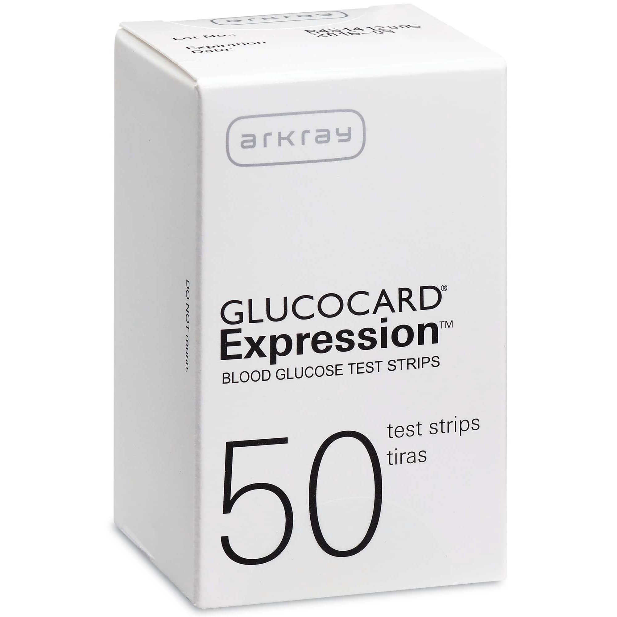 Glucocard Blood Glucose Test Strips - Box of 50 - Image 3