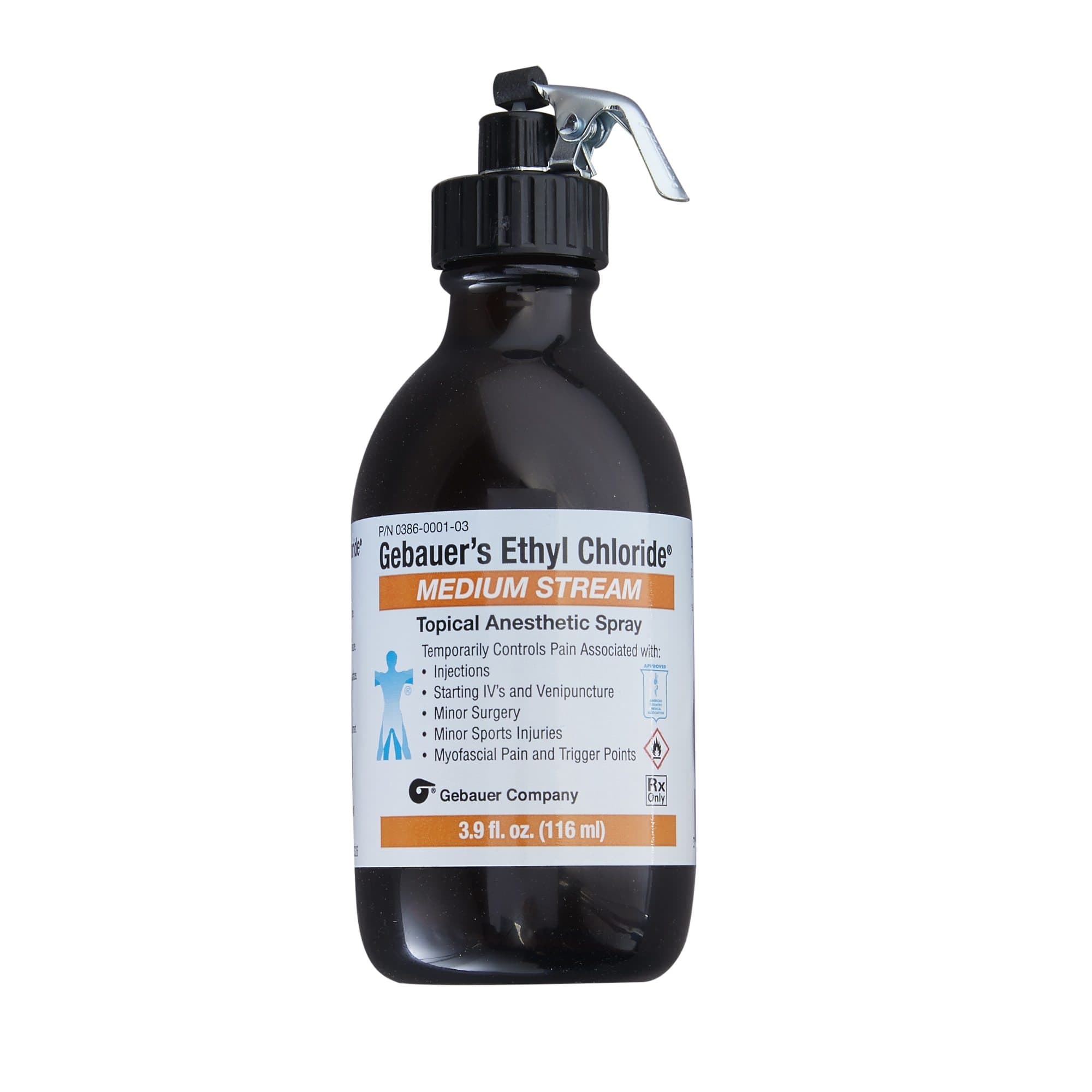 Gebauer's Ethyl Chloride Medium Stream Topical Anesthetic Spray - Image 3