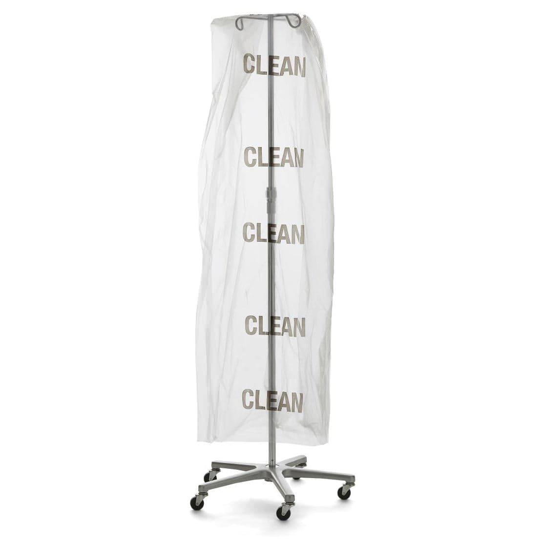 Medline IV Pole Clear Cover, 21" x 15" x 64" - Case of 160