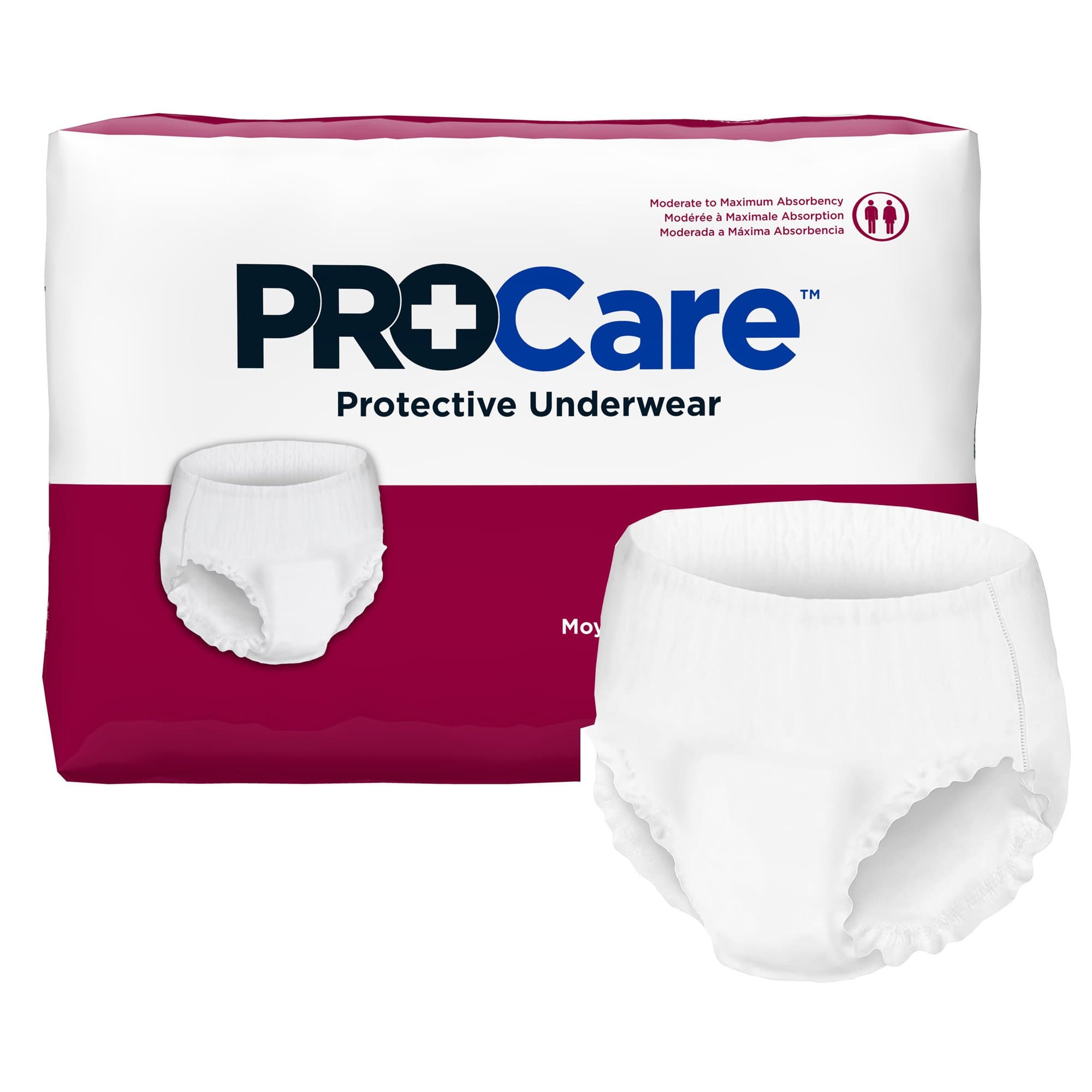 ProCare Protective Moderate Absorbent Adult Underwear