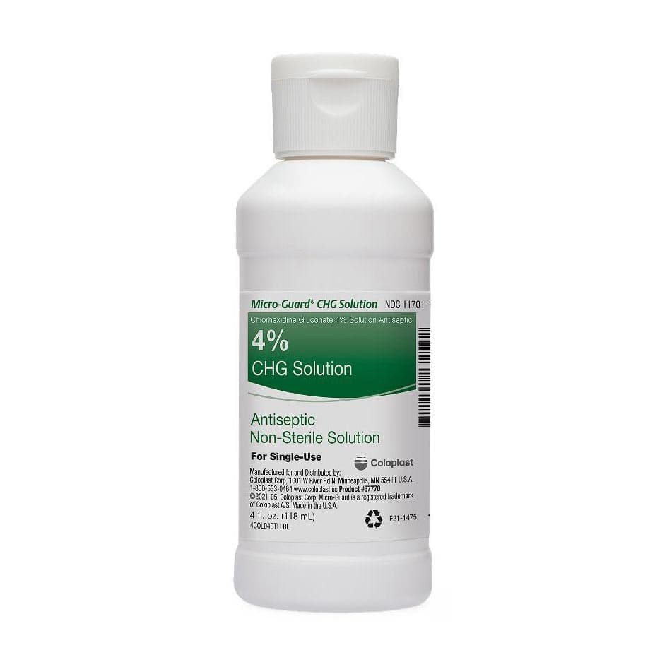 Micro-Guard CHG Surgical 4% Scrub Solution, 4 oz - Case of 48 - Image 1