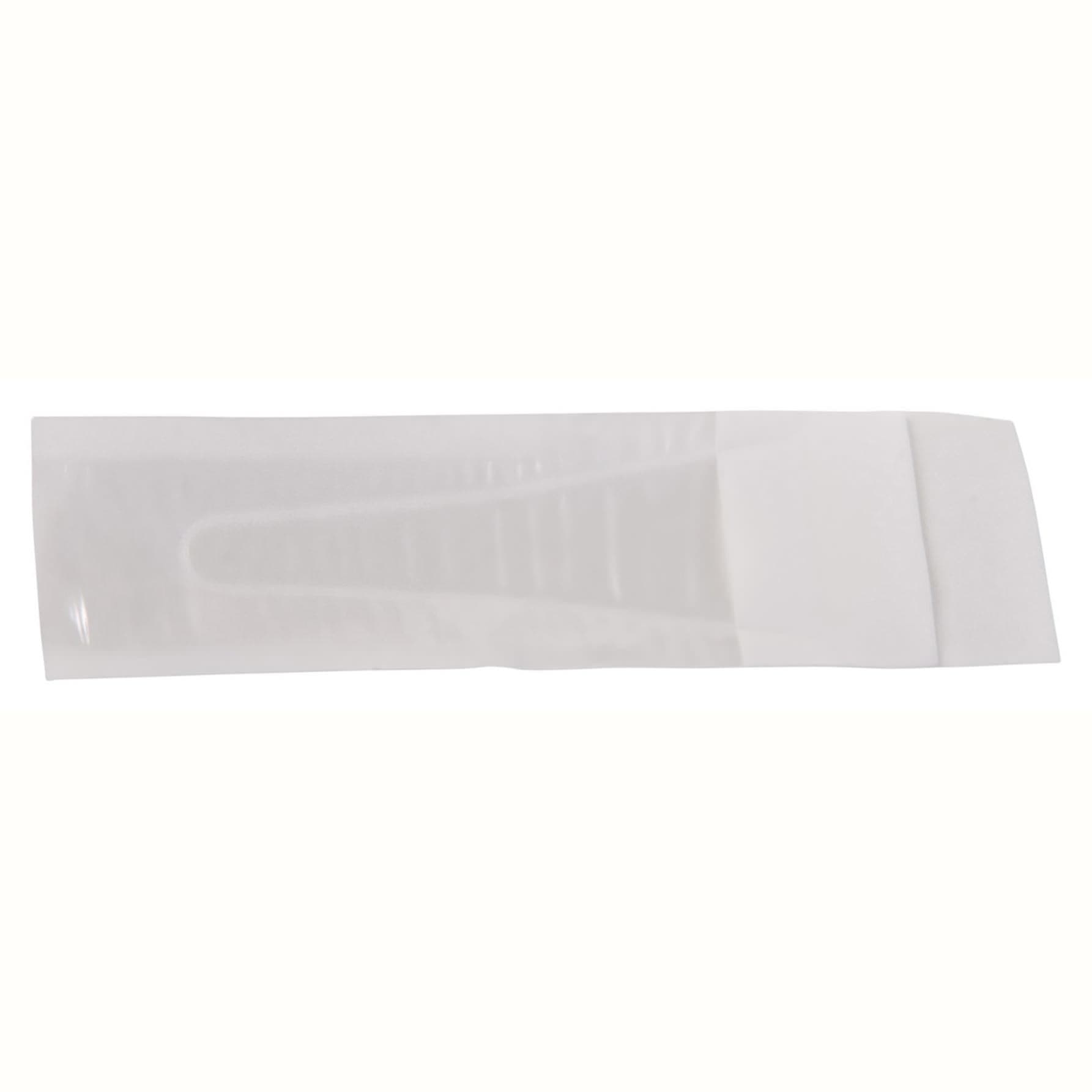 Mabis Disposable Film and Paper Oral-Rectal Thermometer Probe Cover - Box of 100 - Image 1