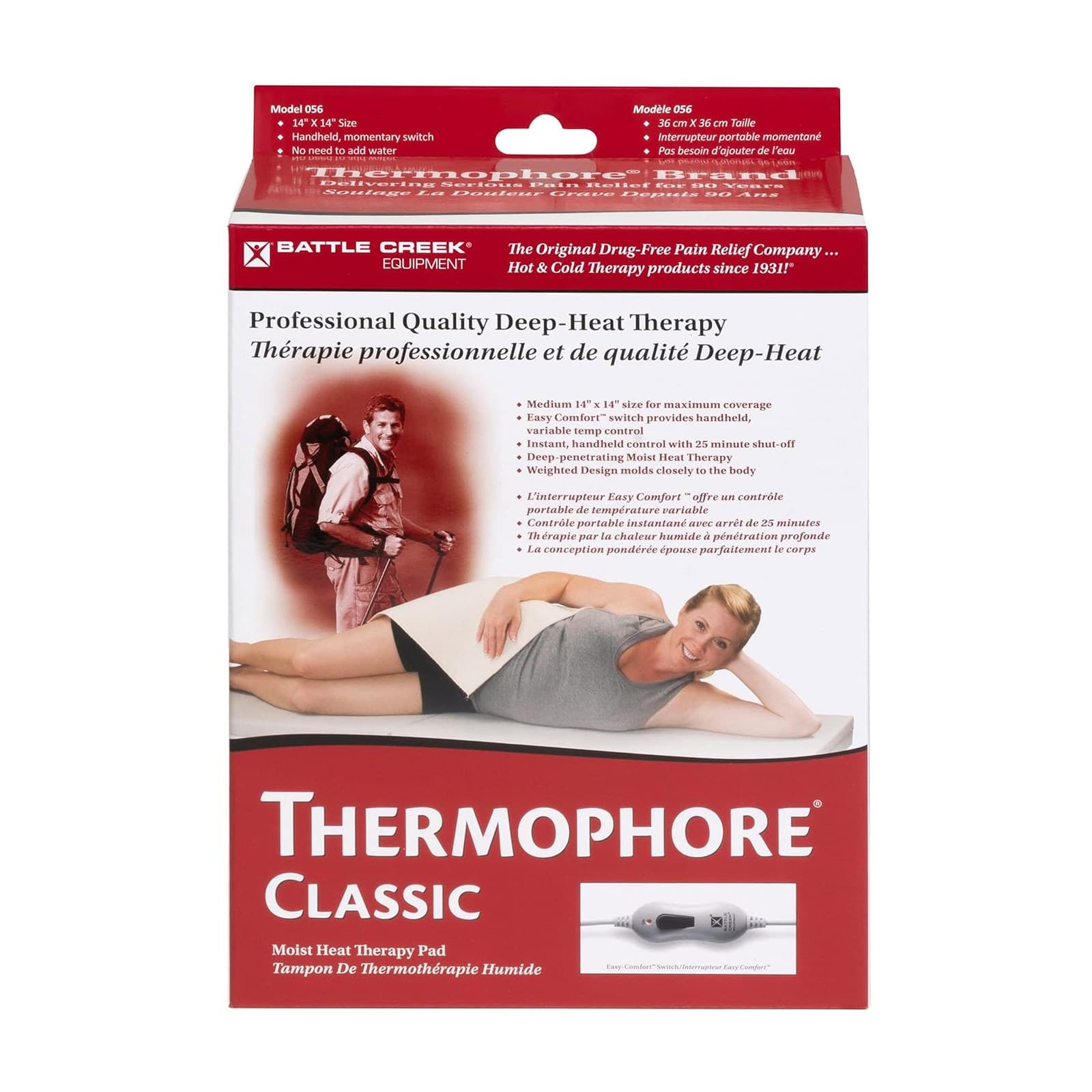 Battle Creek Thermophore Classic Deep-Heat Moist Heat Therapy Pack