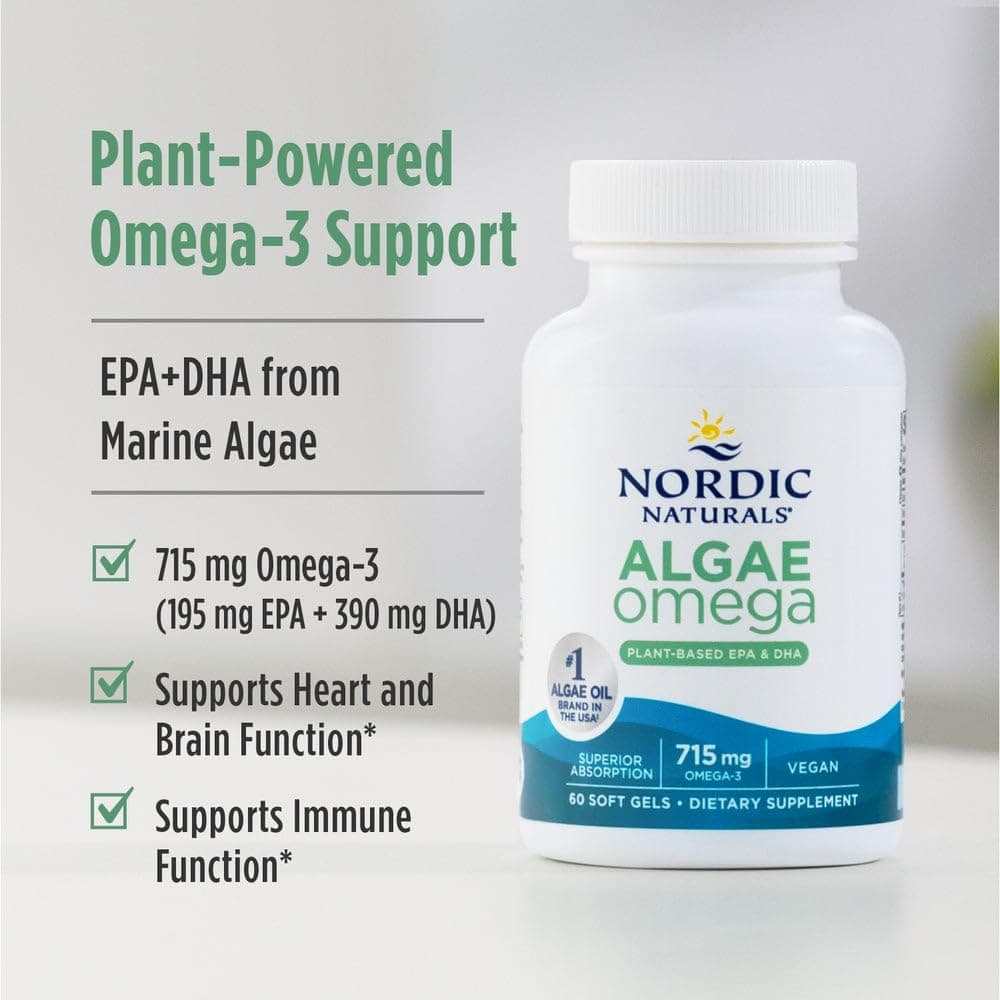 Nordic Naturals Algae Omega - Bottle of 60 - Image 3