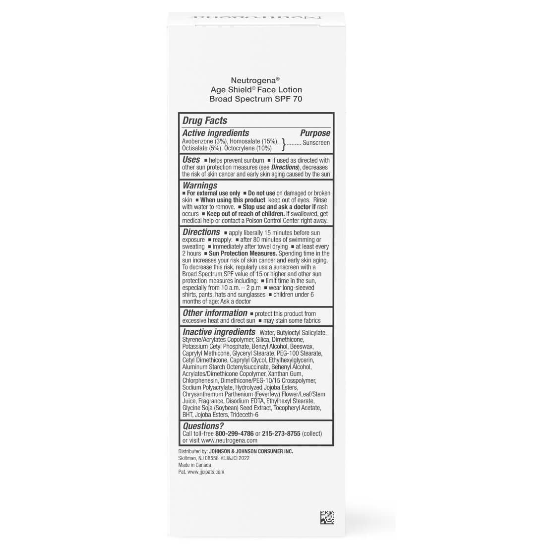 Neutrogena Age Shield SPF 70 Face Sunblock Lotion, 3 oz - Image 2